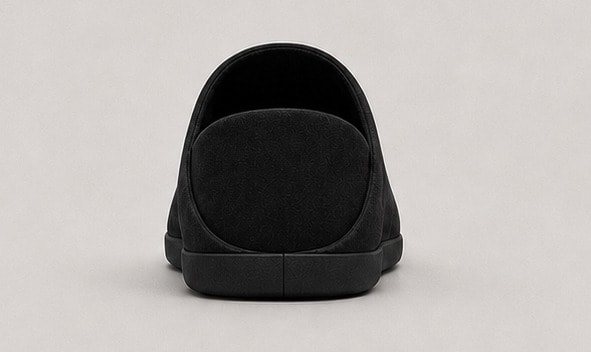 Back view of the black Inyo Mule.